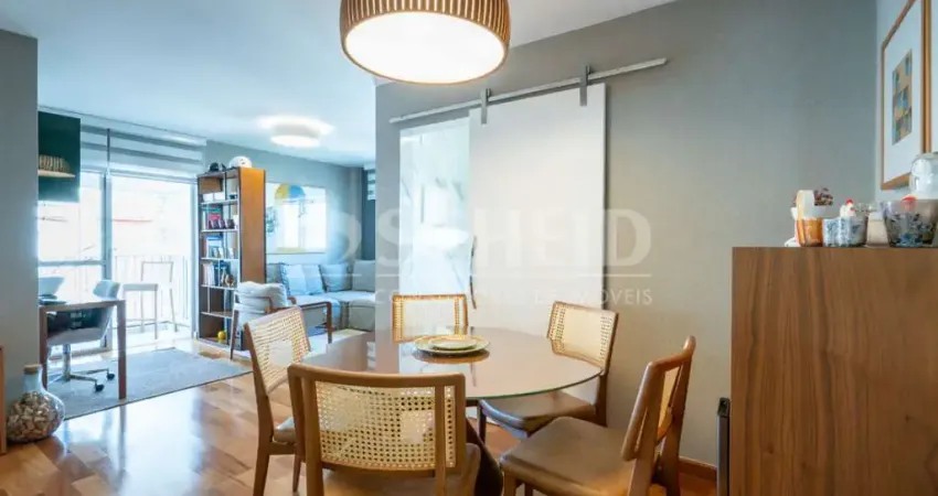 Apartamento á Venda no Campo Belo com 85m², 2 quartos sendo 1 suíte, 1 vaga.