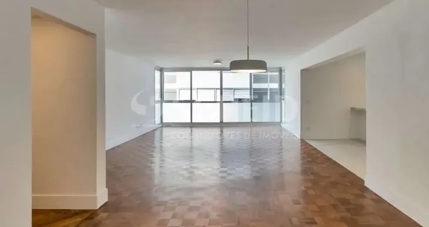 Apartamento à venda em Higienópolis - 160 m², 3 dormitórios, 2 suítes, lavabo, 2 vagas. Reformado.