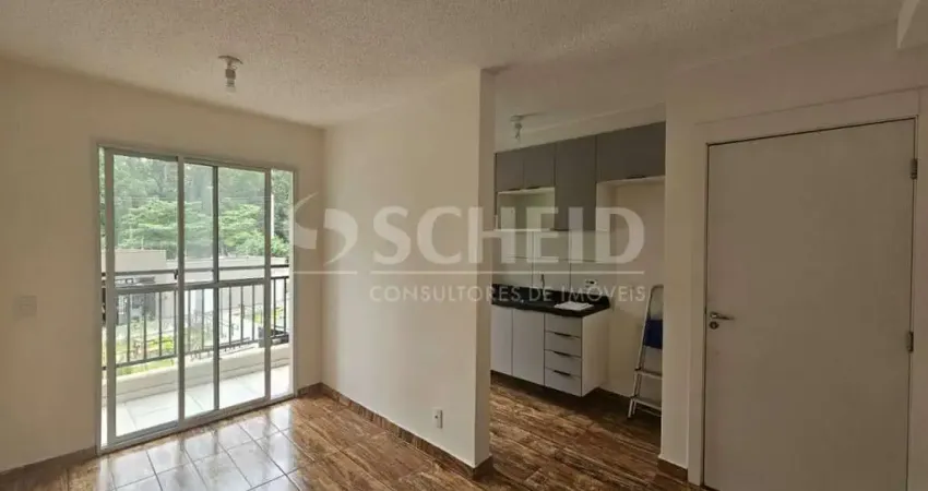 Apartamento para locação no Jardim Marajoara com 42m², 2 quartos, sala 2 ambientes.