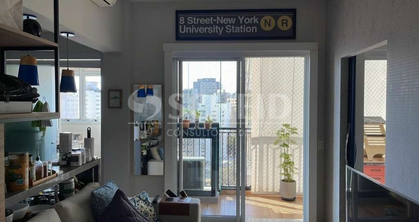 Apartamento mobiliado à venda no Condomínio Diogo Home Boutique de 48m² com 01 suíte e 01 vaga