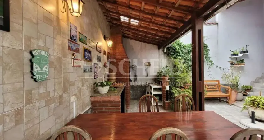Sobrado a venda de 125,00m² útil, de 3 quartos, 1 suíte, 2 vagas, na Vila Paulista,
