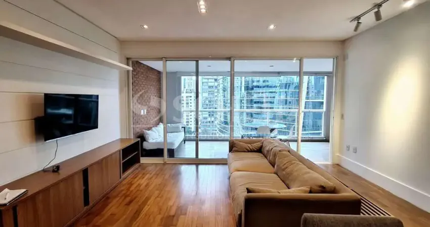 Apartamento para Locação no Itaim Bibi com 90m², 2 dormitórios (2 suítes) e 2 vagas