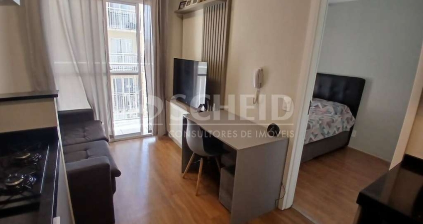 Apartamento de 1 Quarto suíte sala e cozinha conjugados