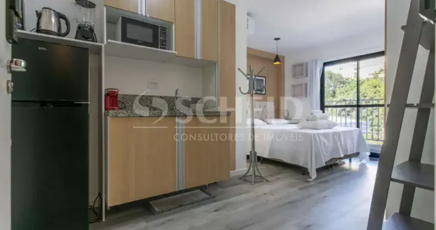Studio Mobiliado á Venda no Alto da Boa Vista com 26m², 1 quarto.