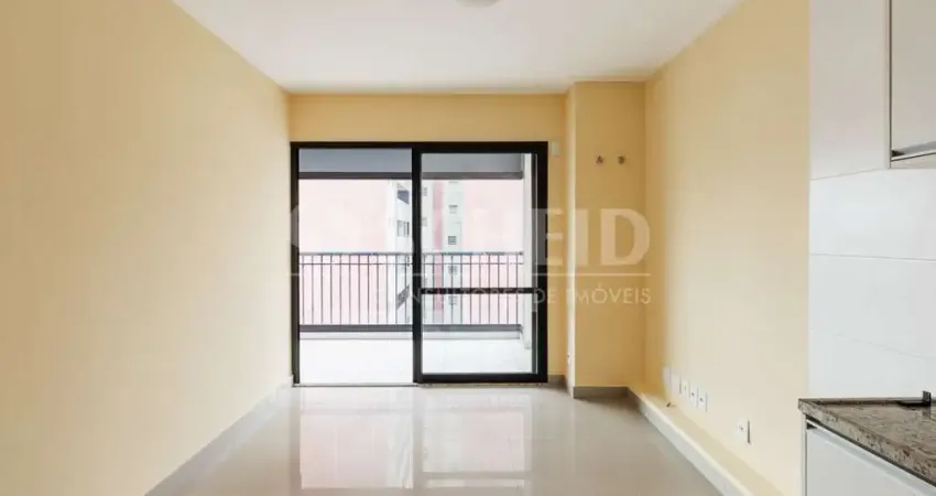 Apartamento para locação no Centro / Bela Vista. Novo, 1 dormitório, sala com varanda.