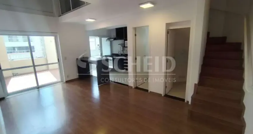 Apartamento duplex de luxo para alugar com 1 suíte 77 m² 2 vagas r$ 7.500/mês
