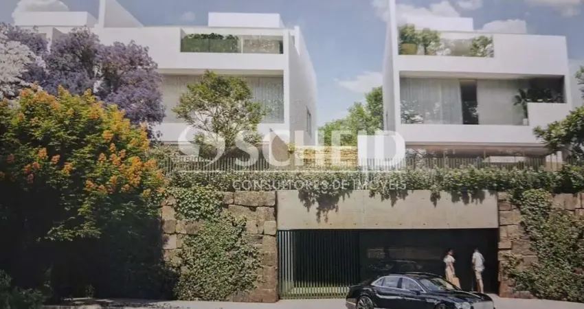 Casa em condomínio exclusivo com 793m³ área privativa, 4 quantos, 4suítes, rooftop gourmet e piscina