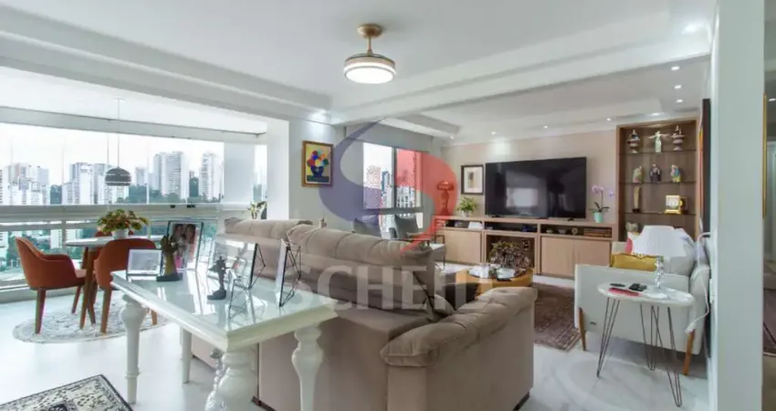 Apartamento de 261m² com 4 suítes e varanda gourmet na rua iuru