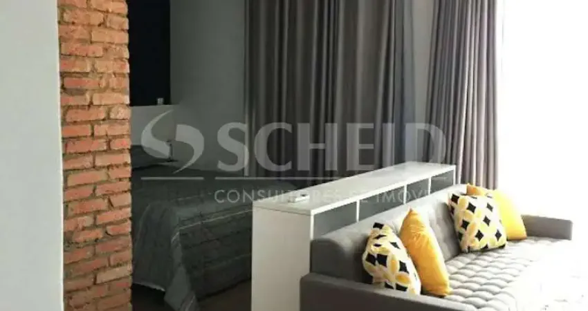 Apartamento mobiliado à venda, 46m² 1 dormitório em edifício cobiçado na vila olímpia