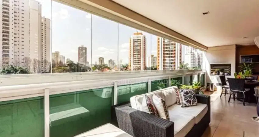 Apartamento à venda, brooklin, 4 quartos, 4 suítes, 6 banheiros, 4 vagas, 245m².