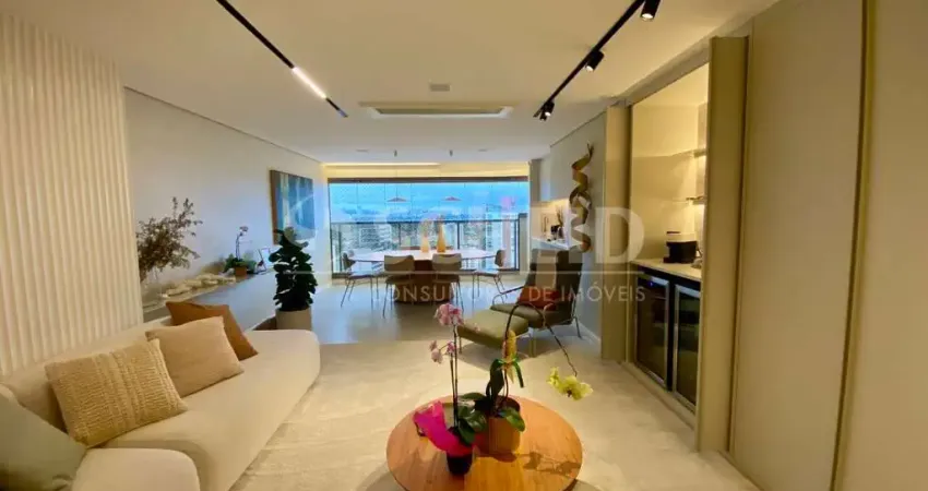 Apartamento 3 suítes, mobiliado, varanda gourmet, churrasqueira, lazer completo, brooklin