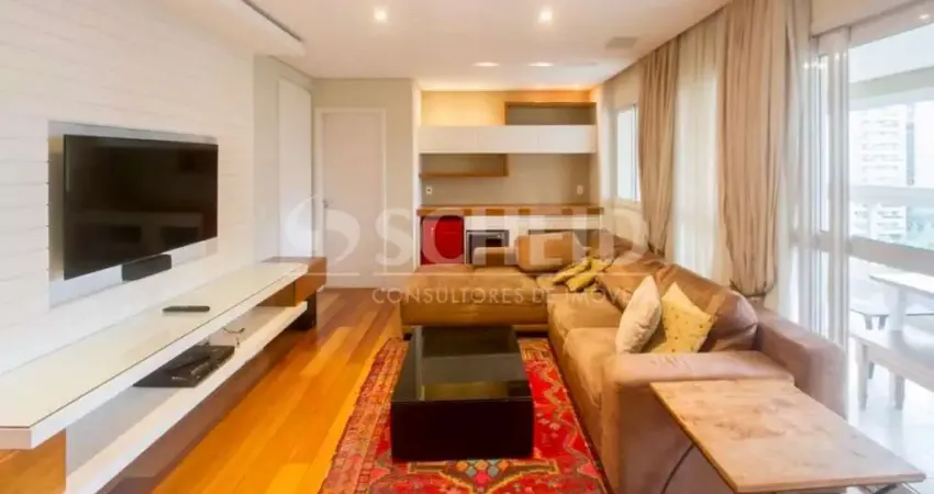 Apartamento com 3 suítes, mobiliado, varanda gourmet, churrasqueira, lazer completo, brooklin