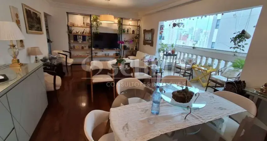 Apartamento no campo belo com 150m², 3 quartos, 2 suítes, armários planejados, terraço, 2 vagas,