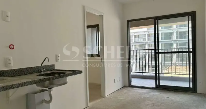 Apartamento studio à venda no brooklin com 2 quartos, varanda, ao lado da estação borba gato