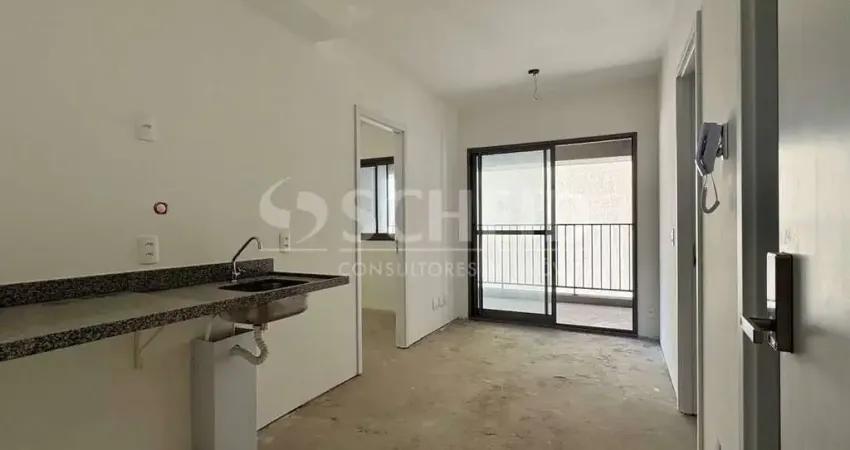 Apartamento studio à venda no brooklin com 2 quartos, varanda, ao lado da estação borba gato