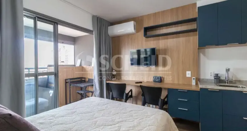 Apartamento tipo studio mobiliado à venda - 28m² - vila mariana / sp
