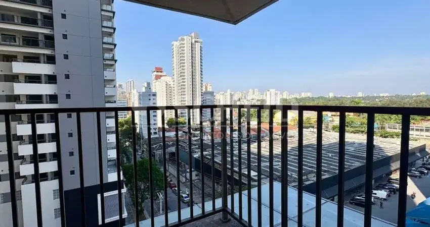 Apartamento studio à venda brooklin com 2 quartos, 1 suíte, garagem, ao lado da estação borba gato