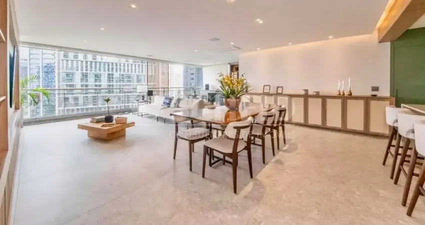 Apartamento com 3 suítes, mobiliado, varanda gourmet, churrasqueira, lazer completo, brooklin