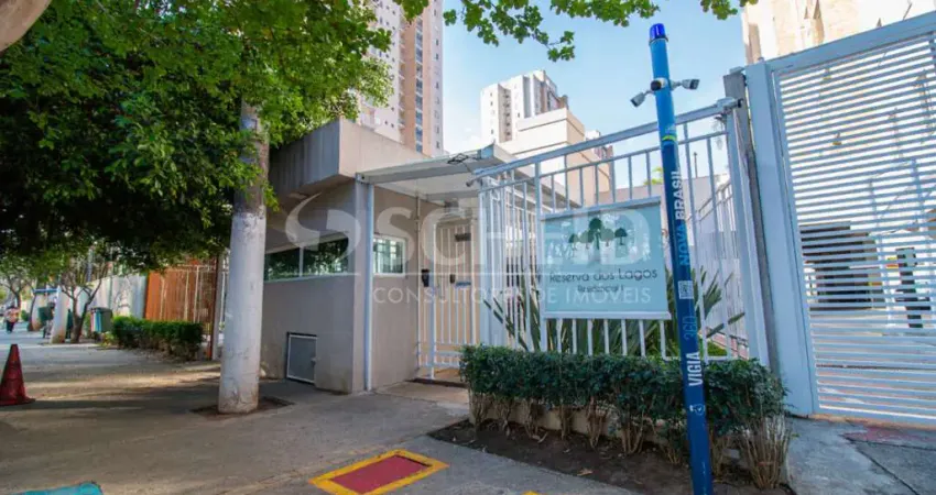 Apartamento térreo com varanda gourmet no reserva dos lagos