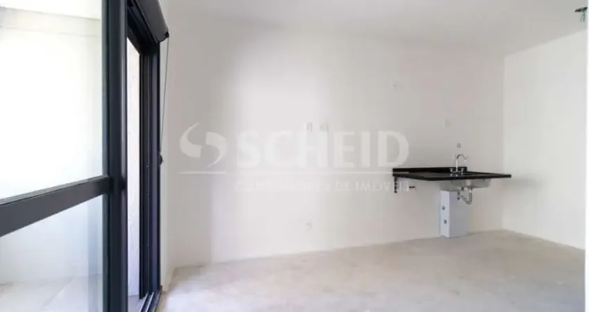 Studio área venda no campo belo com 27m², 1 quarto sendo 1 suíte.