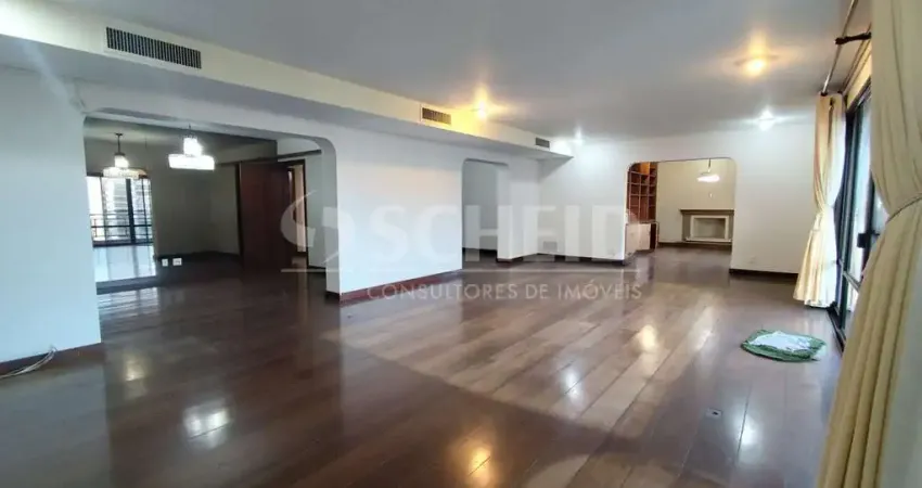 Apartamento de 589m² para locação com uma bela vista para o verde - 4 suítes e 3 vagas