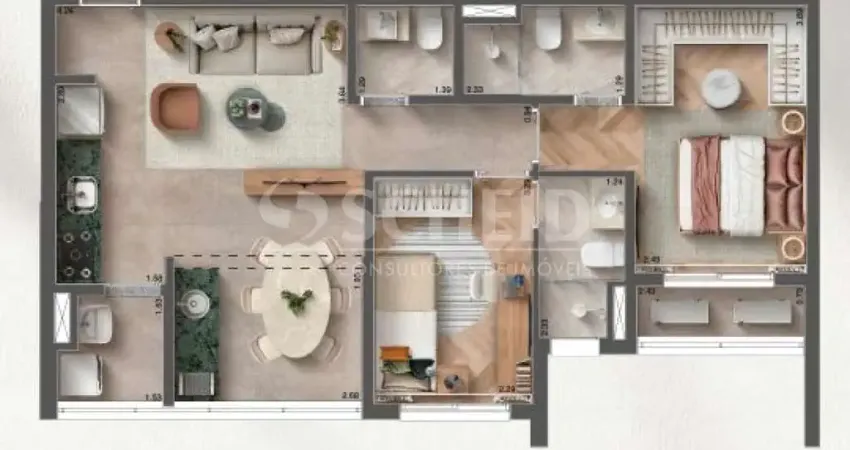 Apartamento com 2 quartos à venda na Rua Maracá, --, Jabaquara, São Paulo