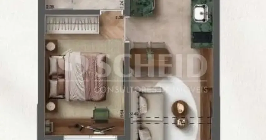 Apartamento com 1 quarto à venda na Rua Maracá, --, Jabaquara, São Paulo