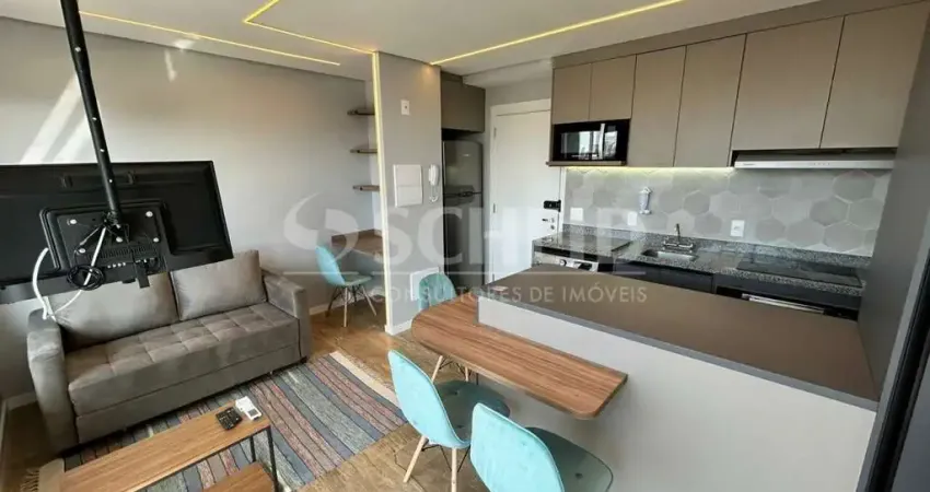 Apartamento/stúdio 37m - mobiliado - 1 dormit. - ar condicionado - próximo metrô - alto da boa vista