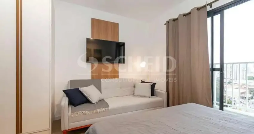 Studio mobiliado á venda no alto da boa vista com 26m², 1 quarto.