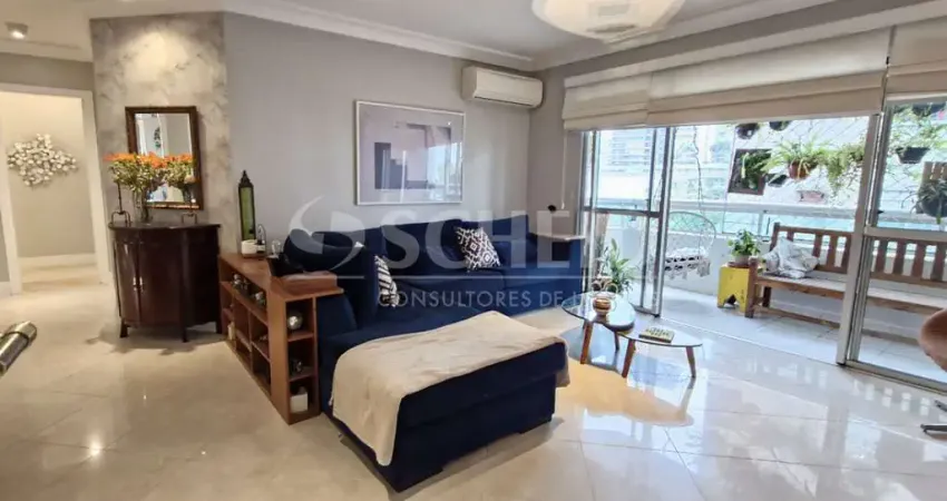 Apartamento 169m² com 3 suítes e lazer completo no brooklin paulista