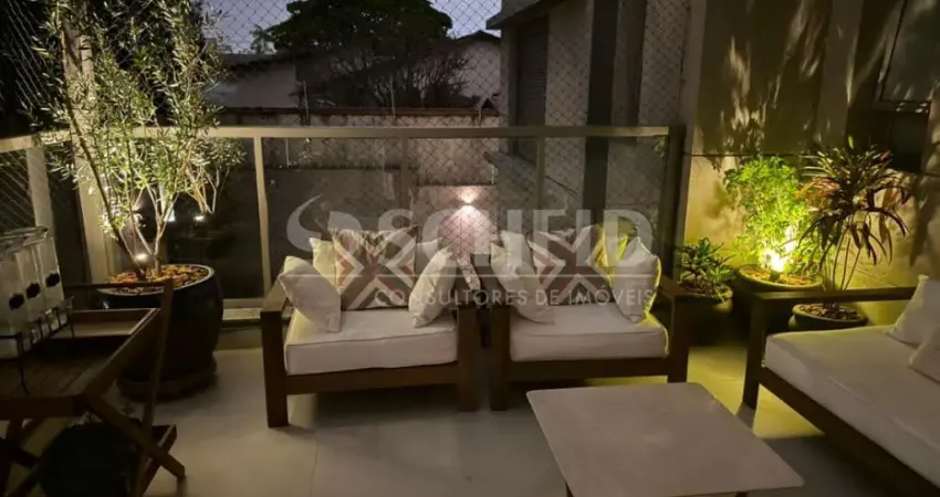 Apartamento com 3 suítes e varanda ampliada próximo metrô campo belo