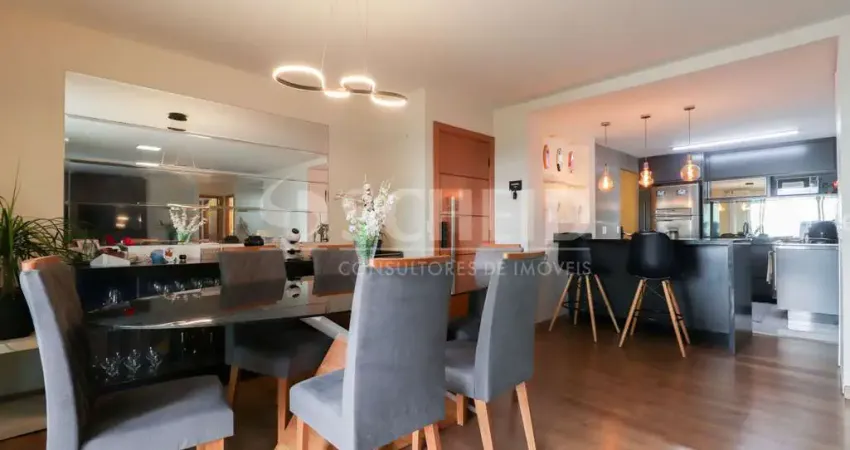 Apartamento á venda no brooklin com 125m², 3 quartos sendo 1 suíte, 3 vagas.