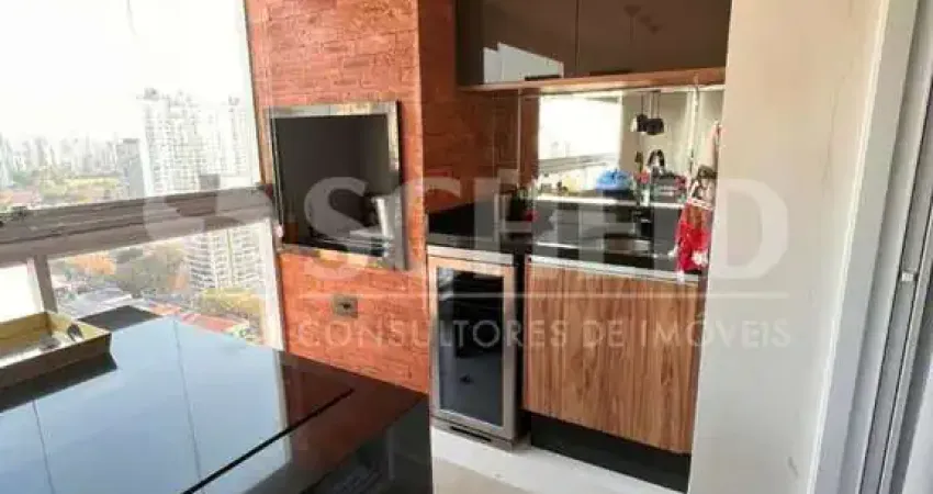 Apartamento na vila olímpia com 120m², mobiliado, 3 quartos sendo 2 suítes e 3 vagas