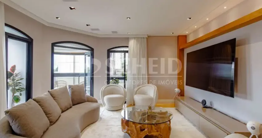 Apartamento venda em jardim américa com 4 quartos, sendo 4 suítes, 4 vagas rua bela cintra 260m²