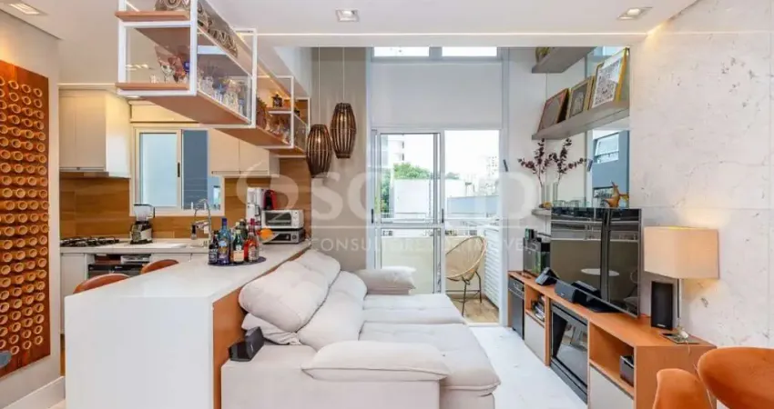 Apartamento tipo para venda em itaim bibi com 1 quarto, sendo 1 suíte, 47,3m² 1 vaga