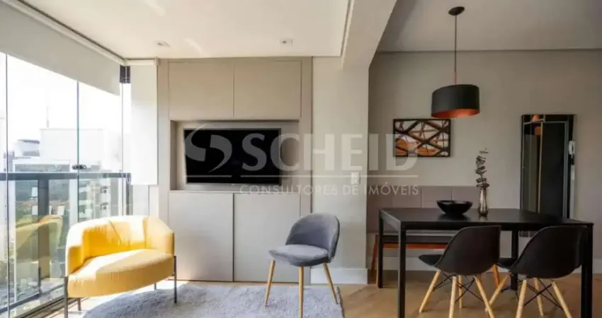 Apartamento tipo para venda em vila olímpia com 1 quarto, 44m² 1 vaga