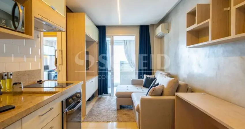 Apartamento à venda no brooklin com 1 quarto e suíte, 1 vaga de garagem