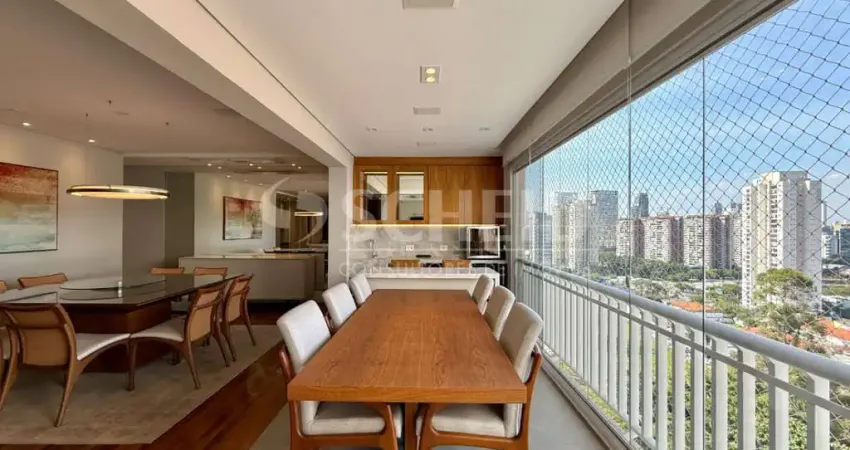 Apartamento completo para venda na granja julieta com 3 quartos, sendo 3 suítes, 154m²