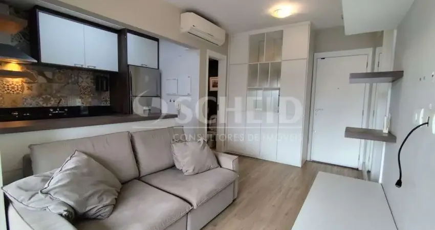 Apartamento para alugar 1 dormitório semi mobiliado com varanda fechada 50m² jardim aeroporto