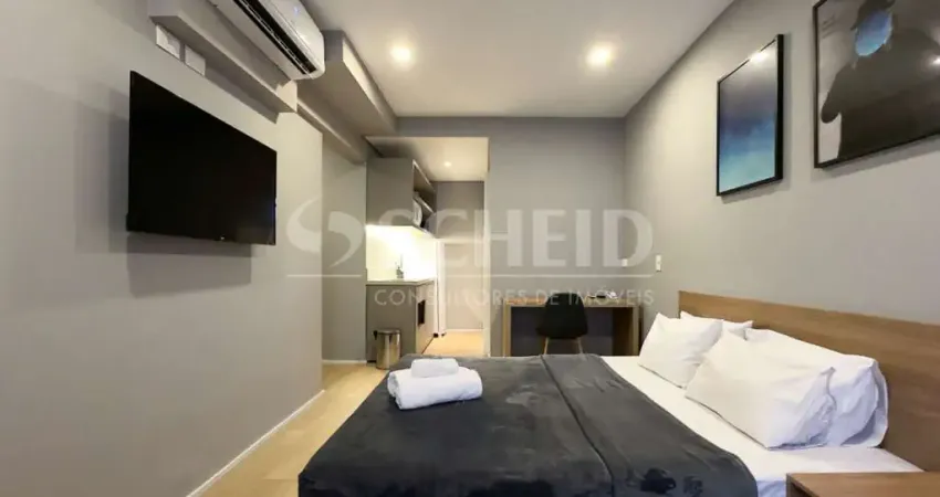 Studio para venda em jardins com 1 quarto, sendo 1 suíte, 28m²