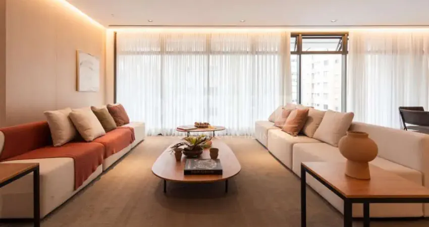 Apartamento venda em brooklin paulista com 4 quartos, sendo 4 suítes, 209m² 3 vagas