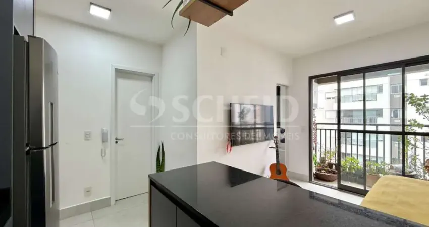 Apartamento mobiliado para locação em Jardim Prudência com 1 quarto, 29m²
