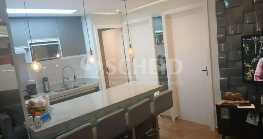 Apartamento 49m2, cdhu, no jardim são luis com 2 quartos com ar condicionado, sala, cozinha, 2 vagas