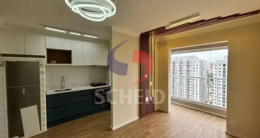 Apartamento 44m², mobiliado - 2 dormitórios, 1 vaga de garagem, aceita pet, jd. marajoara