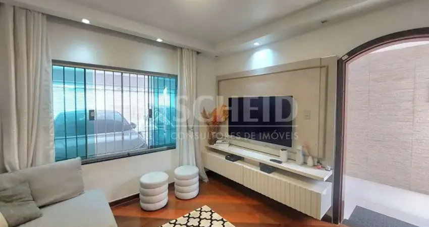 Sobrado com 268a a.c. -  3 quartos, 1 suite, 2 vagas de garagem no miolo do campo grande