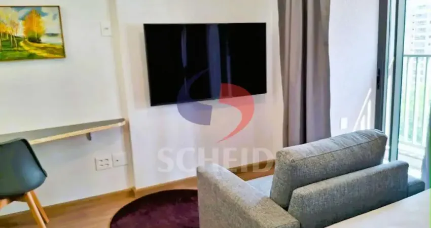 Flat com 1 quarto para alugar na Avenida Santo Amaro, --, Brooklin, São Paulo