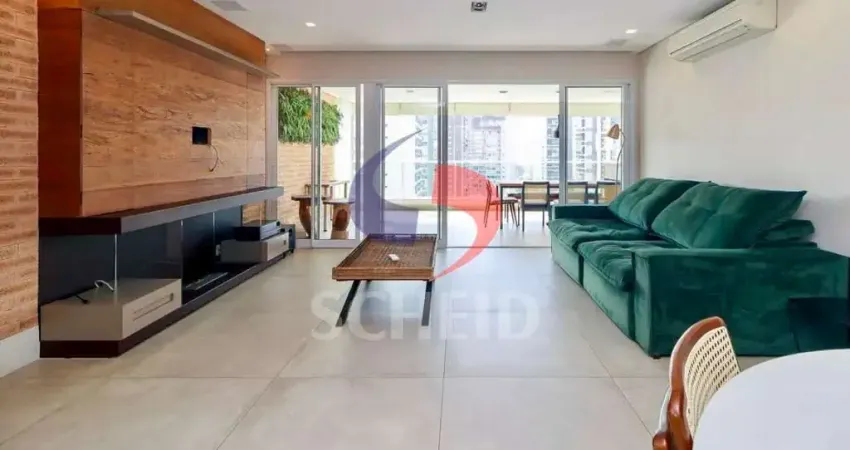 Apartamento com 2 suítes, varanda gourmet, churrasqueira, ar condicionado, lazer completo, Brooklin