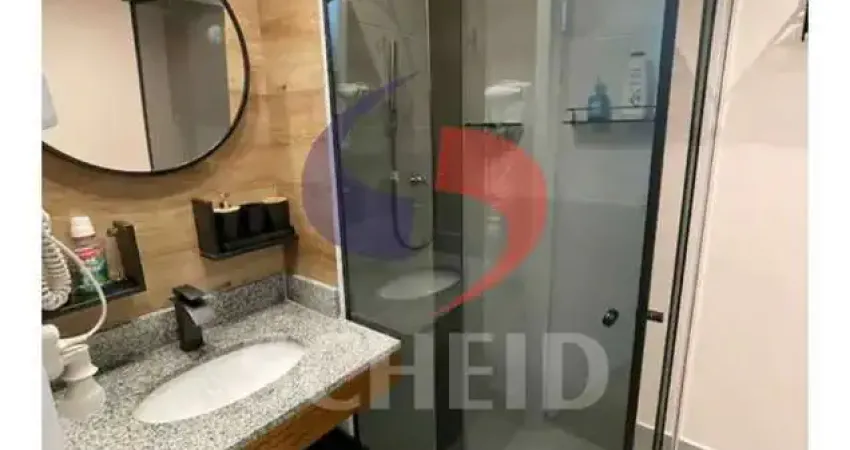 Apartamento studio à venda no brooklin com varanda, perto da estação do metrô borba gato