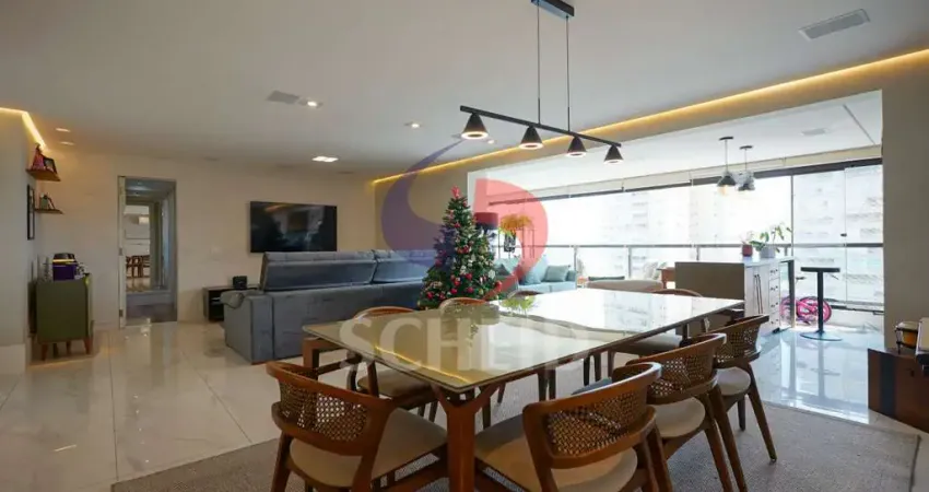 Apartamento tipo the gift para venda em granja julieta com 3 quartos, sendo 3 suítes, 167m²