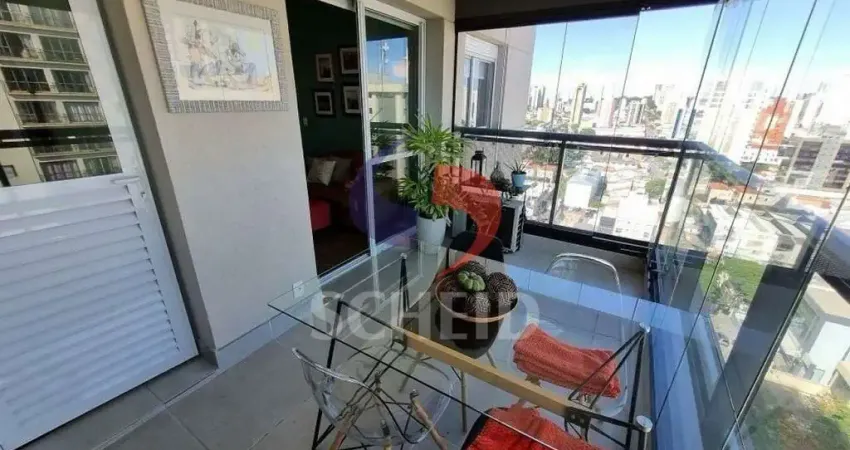 Apartamento 50,53 m² mobiliado, 1dormitório (suite), 1 vaga, aceita pets, chácara santo antonio